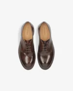 Brown Cordovan lace up shoesb