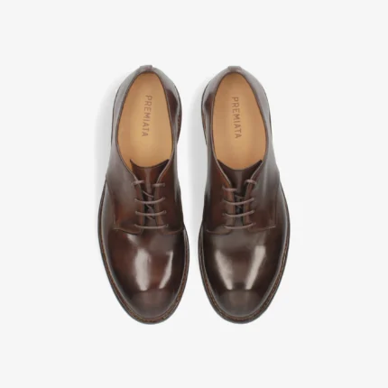 Brown Cordovan lace up shoesb