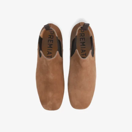 Brown Suede ankle bootsb