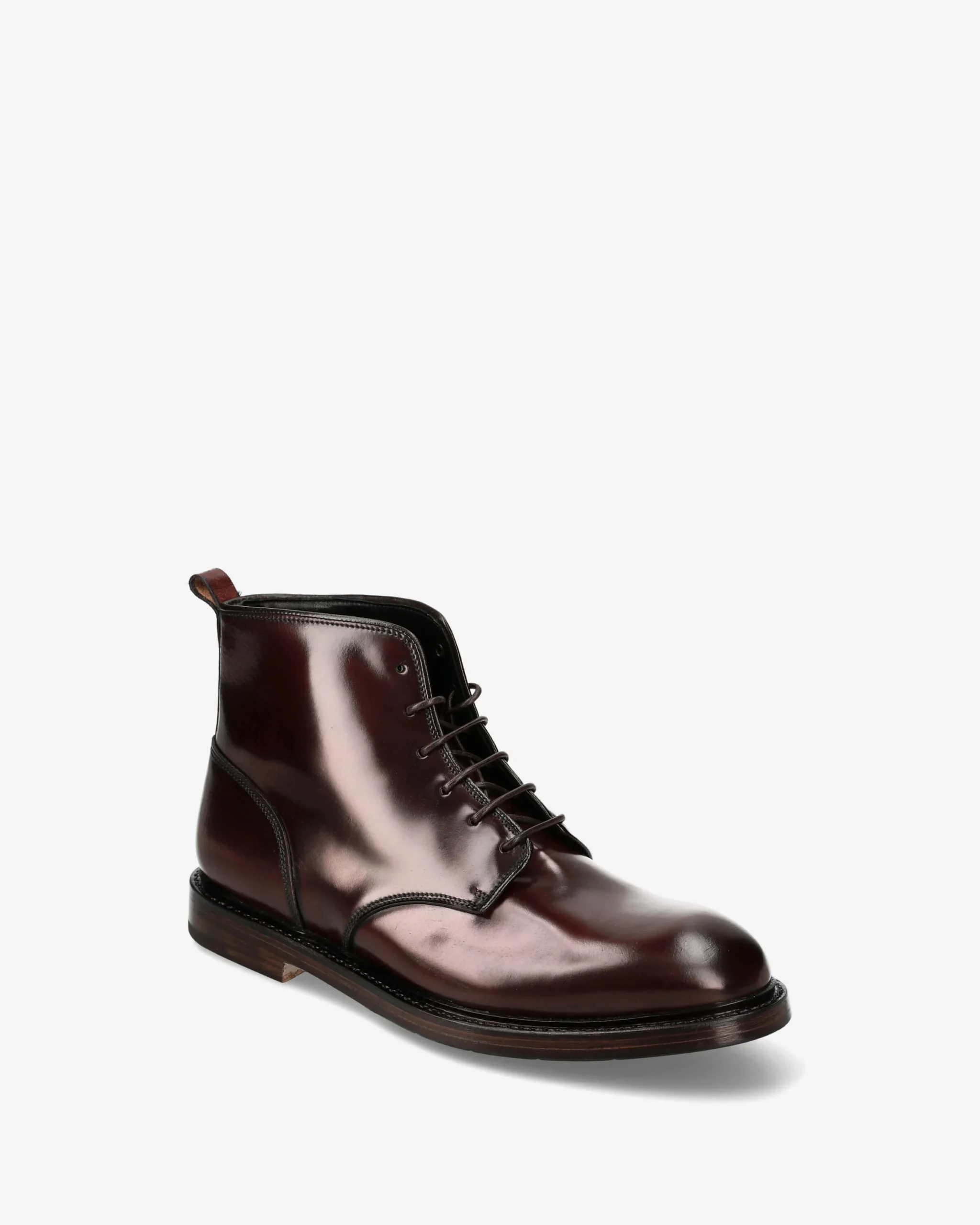 Lace up Ankle Boot in Dark Brown Cordovan Lace up Ankle Boot in Dark Brown Cordovan